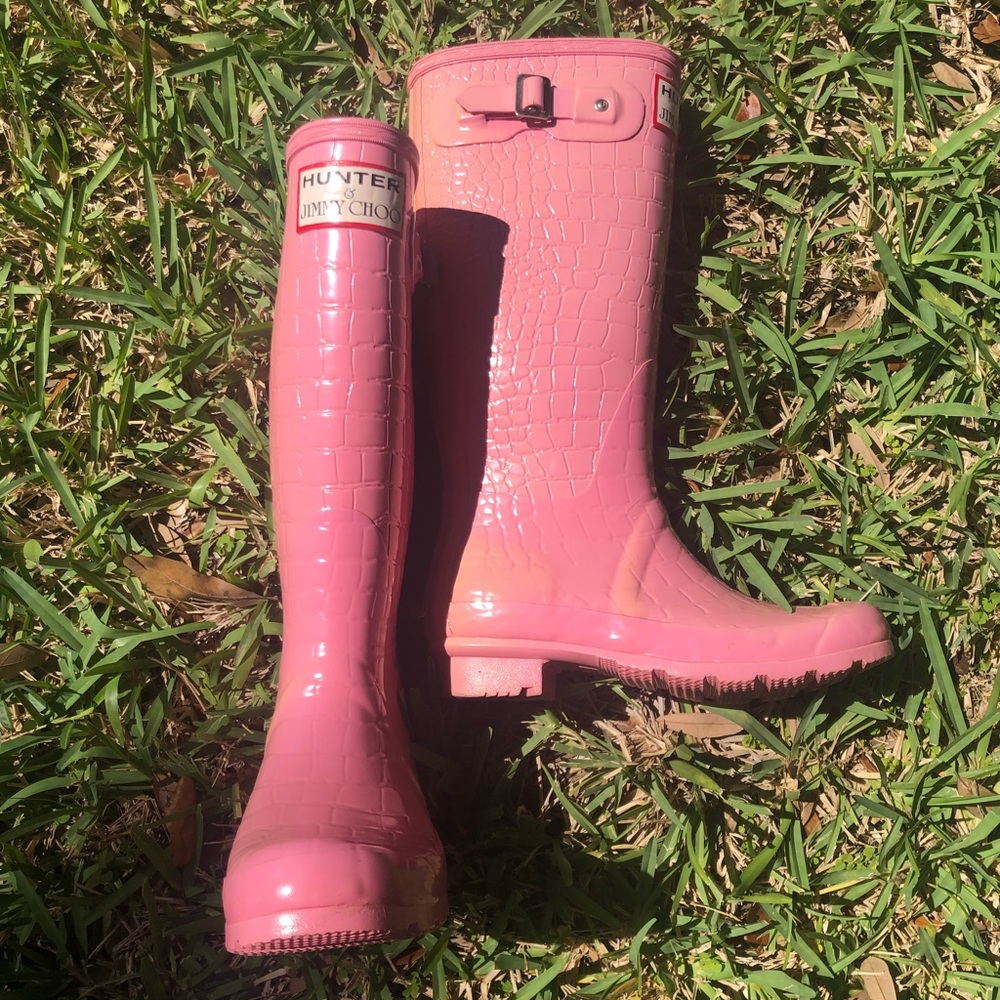 Hunter & Jimmy Choo Rain Boots - Picture 4 of 6